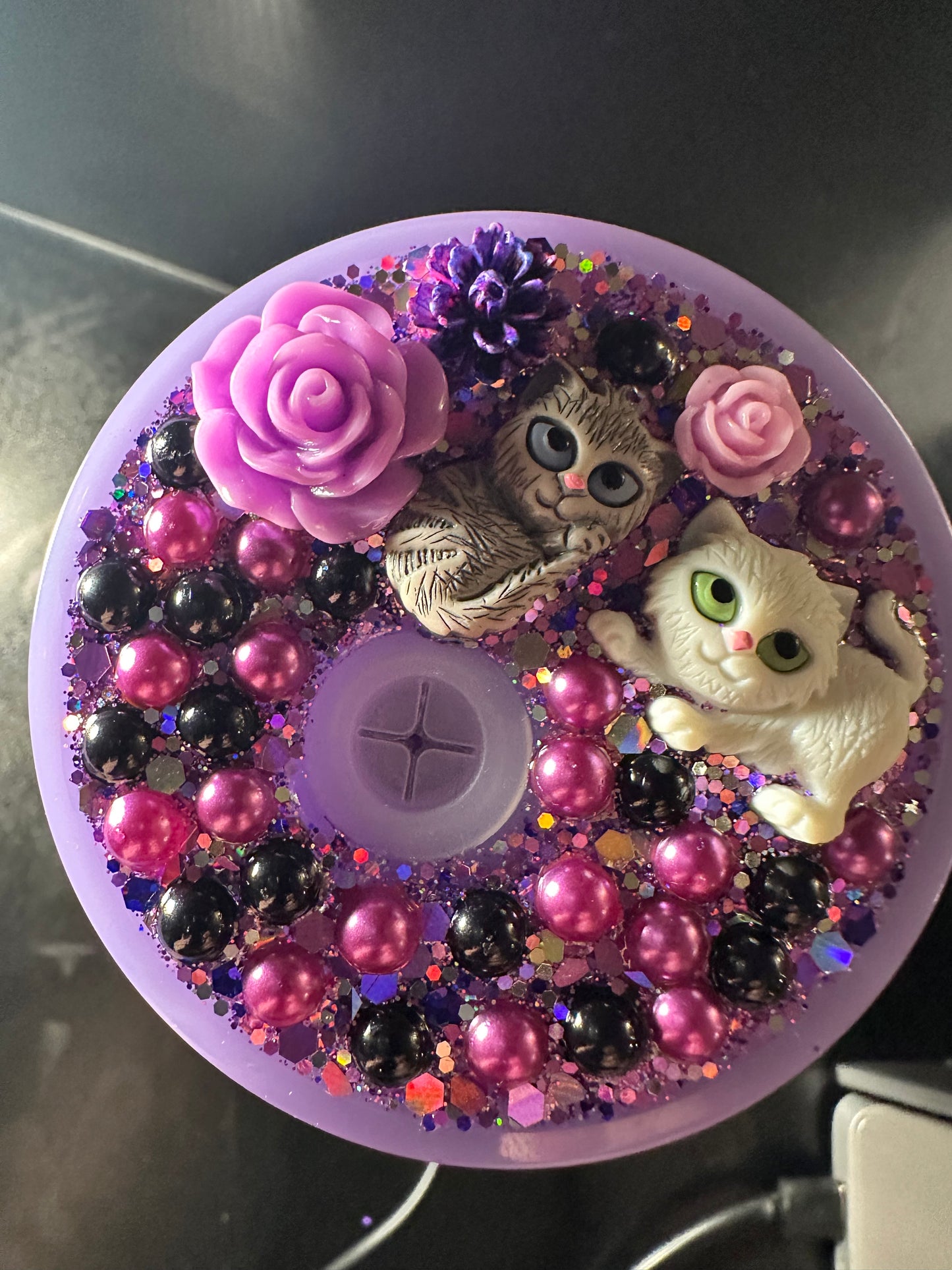 Decorated Lids to match your cup - your lid will be customized to the cup decal you choose