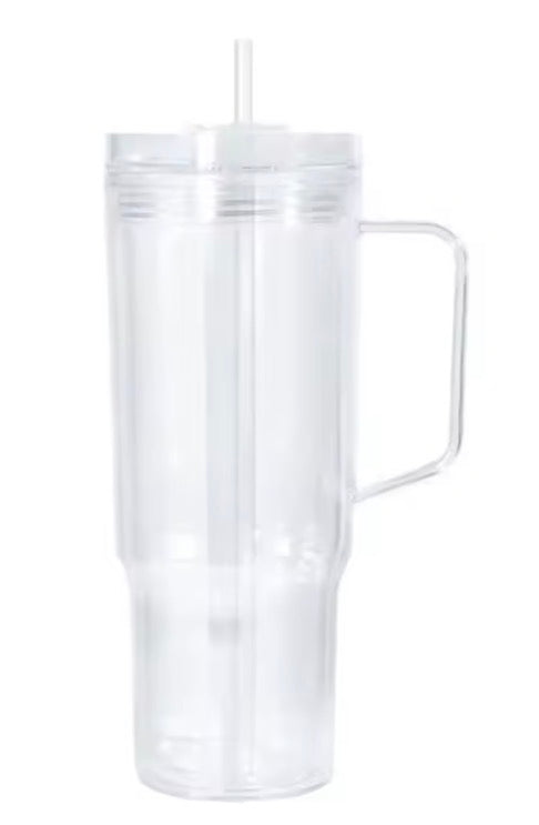 40 oz Snowglobe tumbler