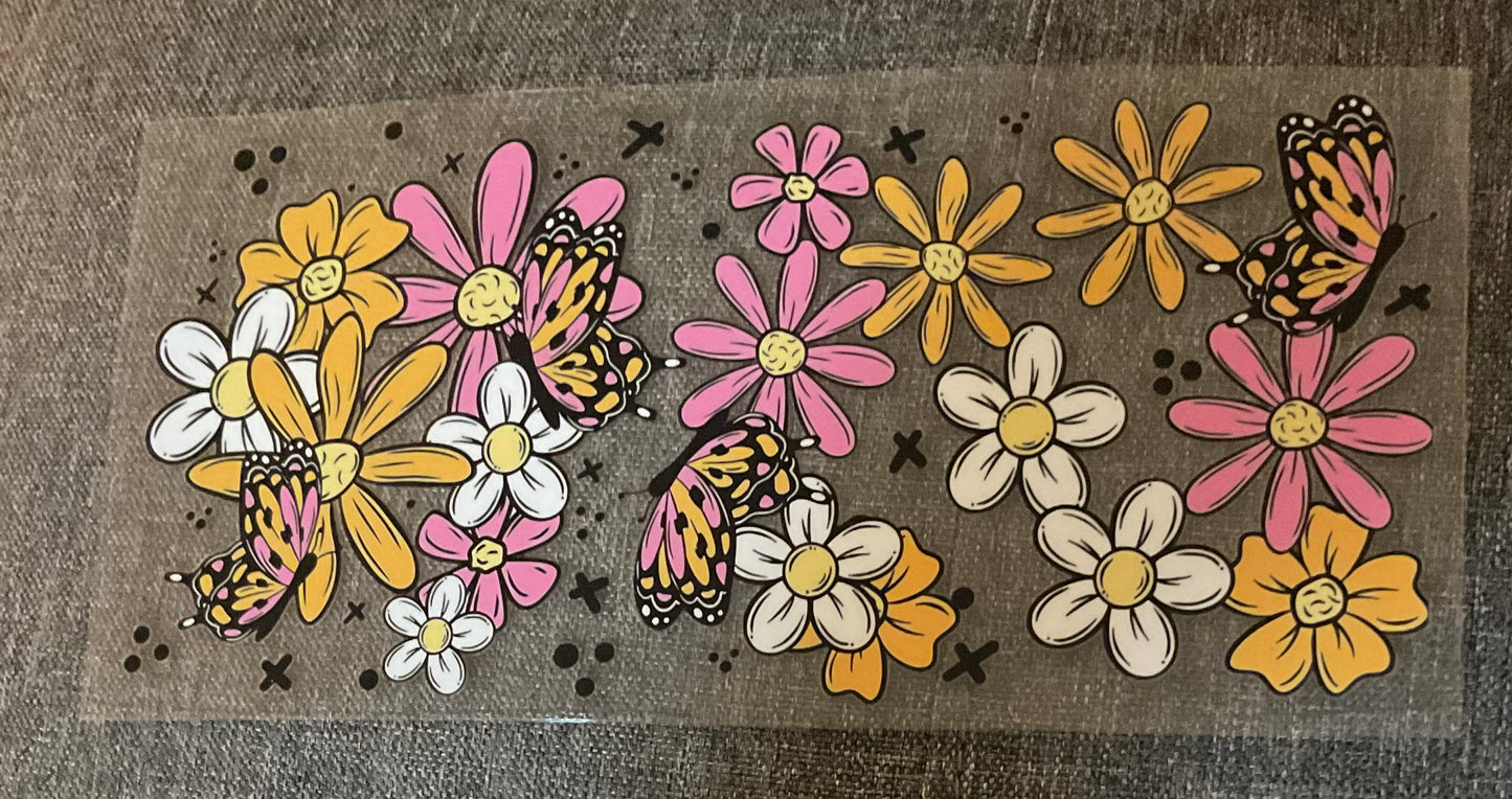 #447 Flowers & butterflies