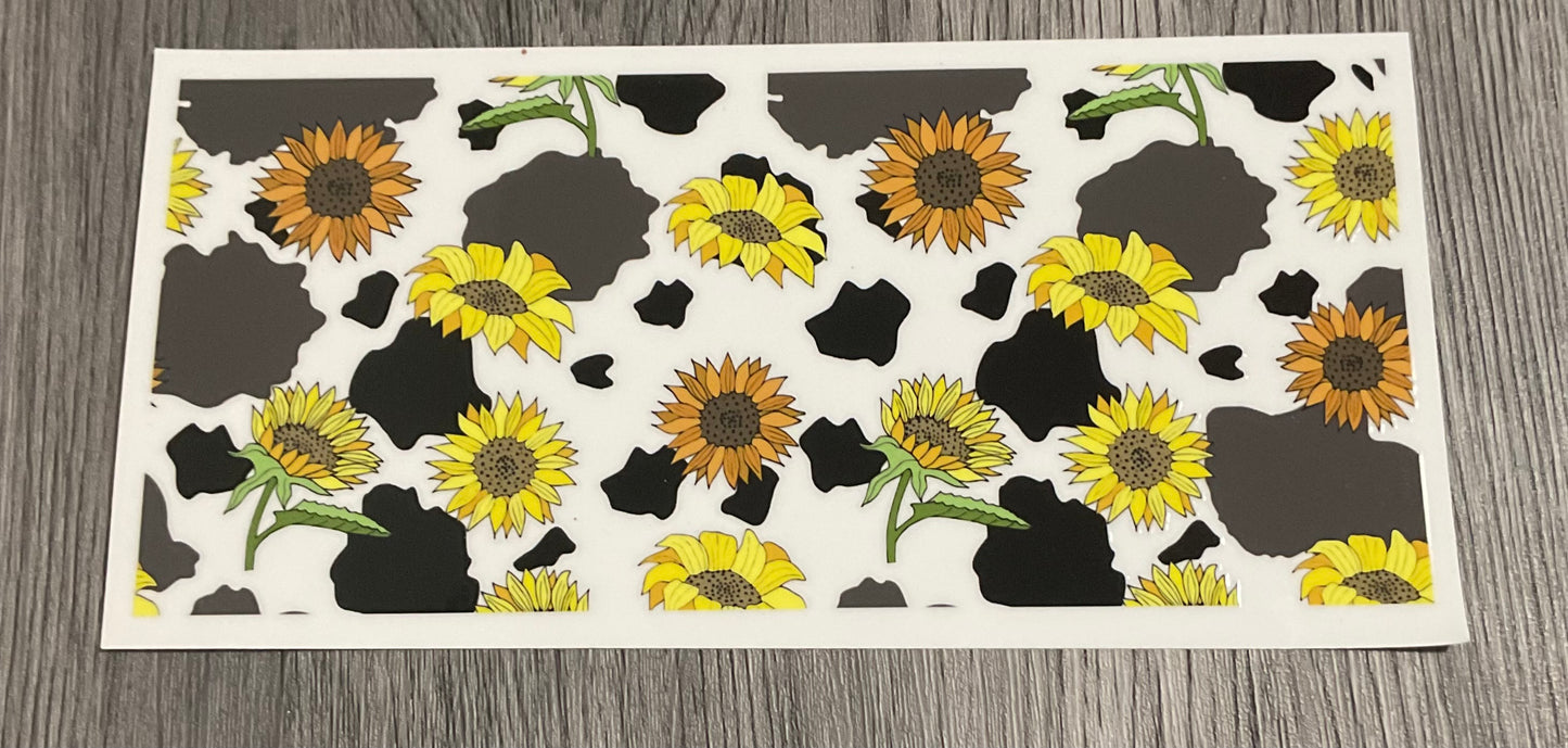 #373 Flowers & cow print