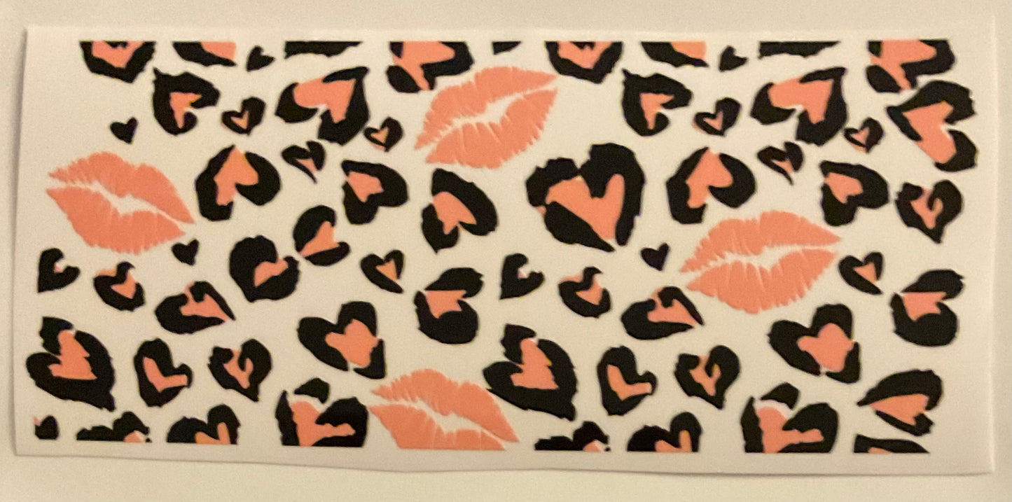 #149 Lips - leopard print