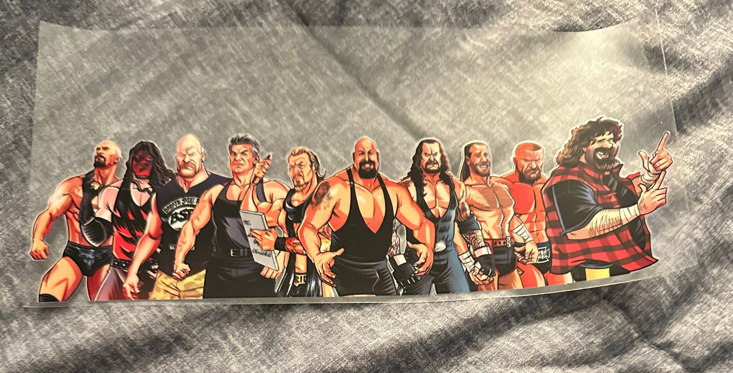 #19 Cartoon wrestlers