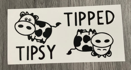 #421 Cows “Tipped, Tipsy”