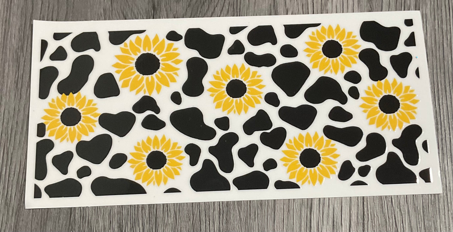 #372 Flowers & cow print