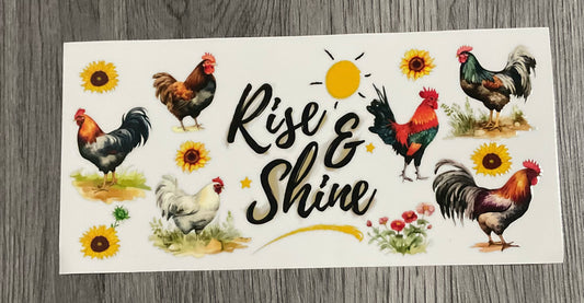 #397 Rise & Shine (roosters)