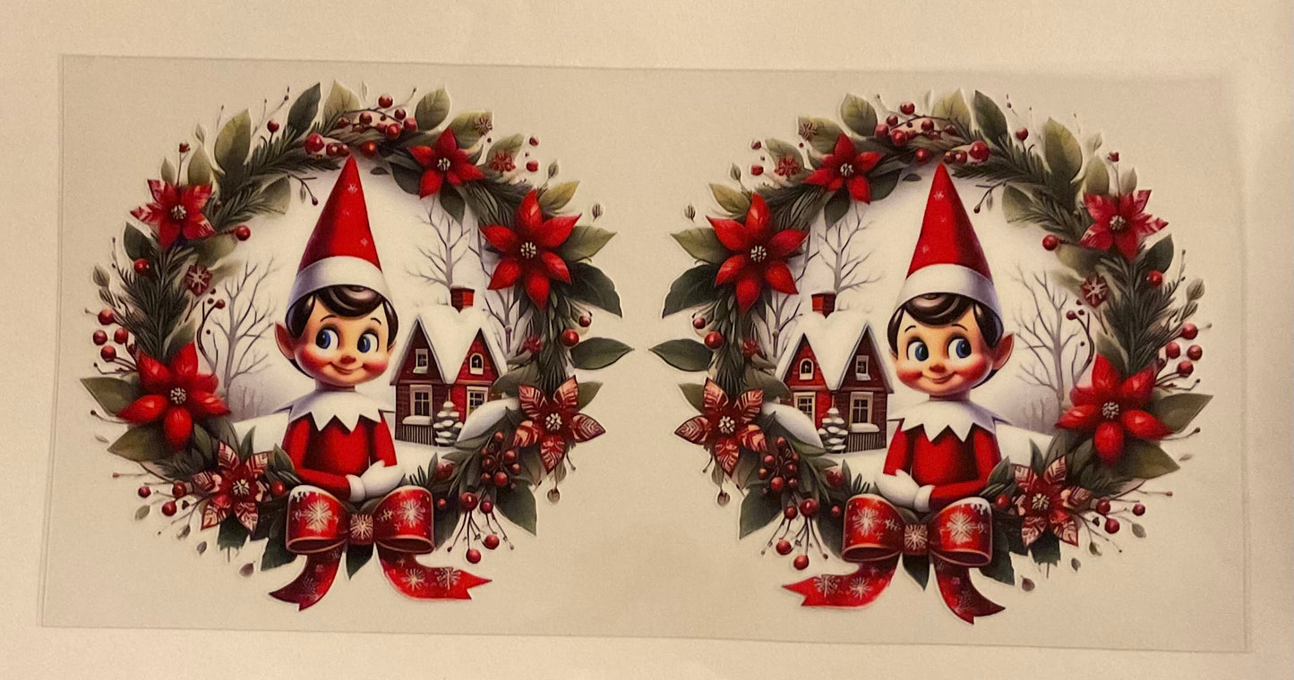 #295 Christmas Elf Wreath