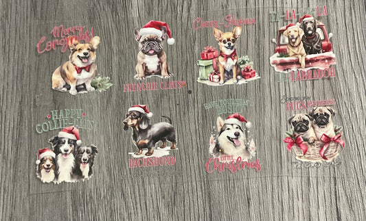 #379 dogs w/santa hats